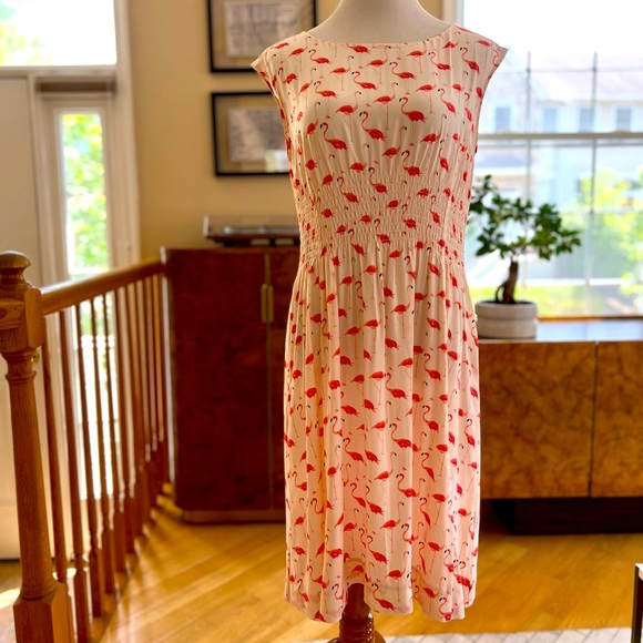 kate spade Dresses Kate Spade Flamingo Blaire Blush Pink Dress Poshmark